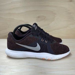Nike Womens Flex TR 8 Training Shoe Burgundy Ash Metallic 924339-601 Size 9.5